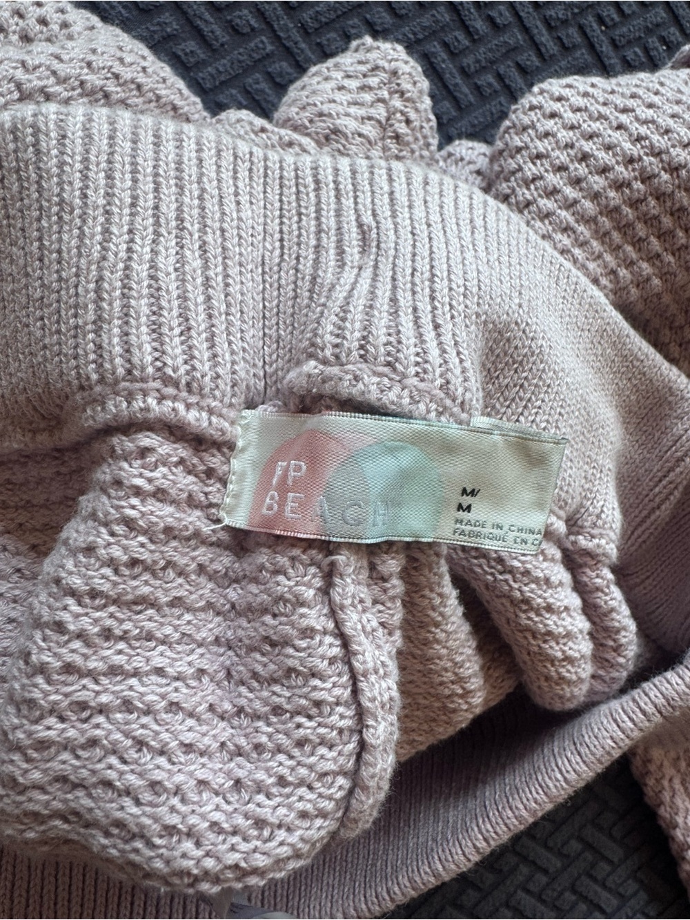 Cozy Knit Pants in Soft Mauve - Women - Picture 3 of 3